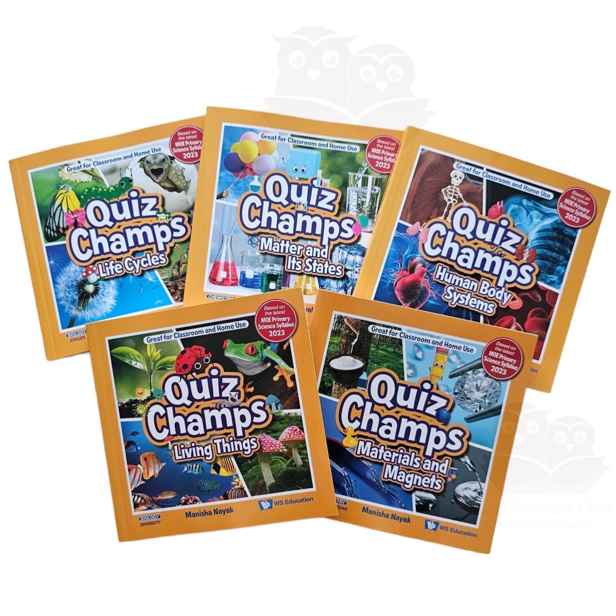 Quiz Champs Set of 5 books Owl Readers Club