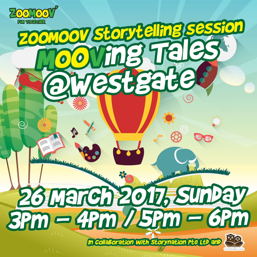 ZOOMOOV Moving Tales - 26 March @ Westgate