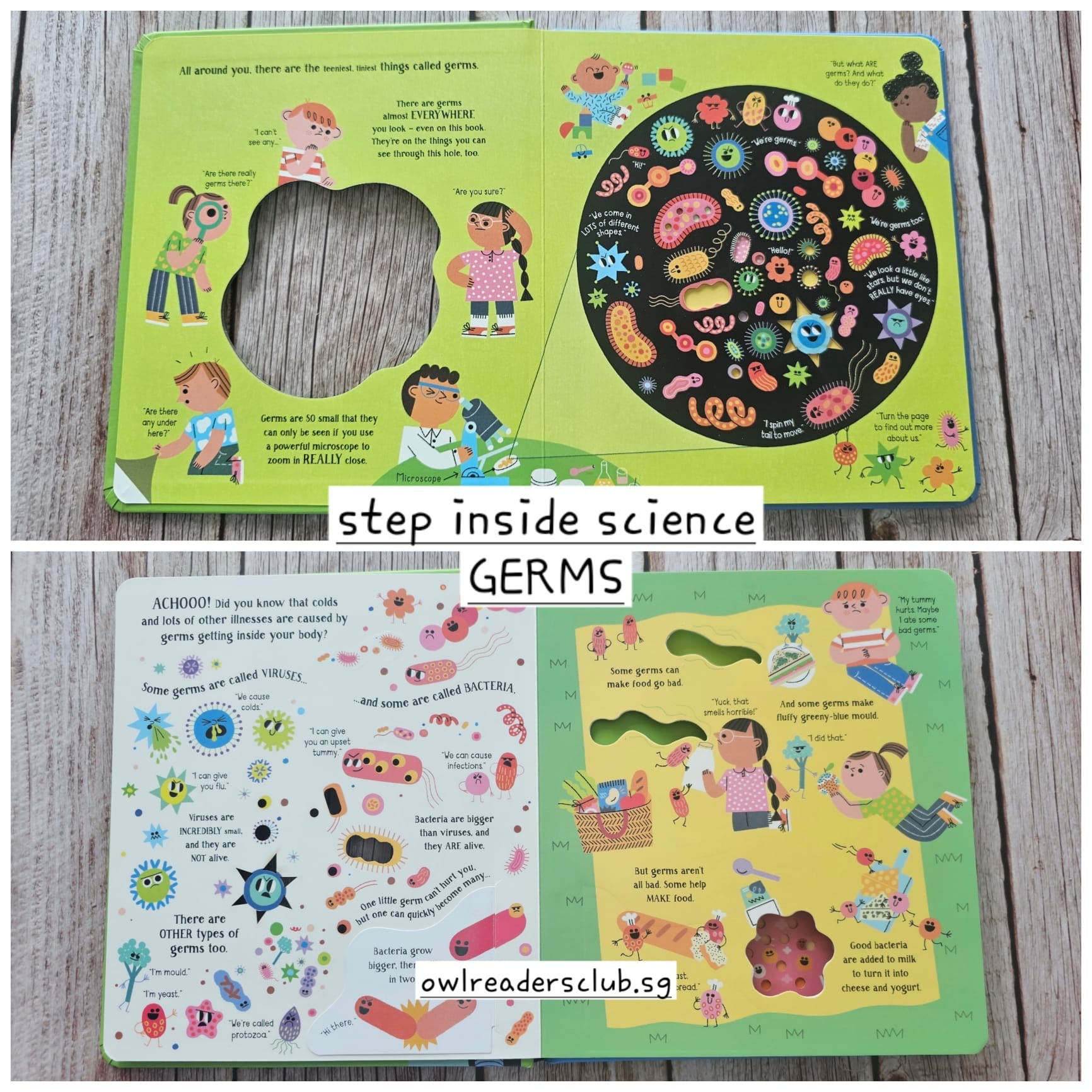 USBORNE Step Inside Science - Germs – Owl Readers Club